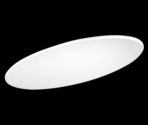 Oval Panel, Flat Image