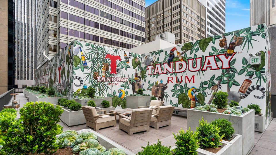 Tanduay Rum Environmental Roof Top graphic mural