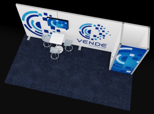STRAIGHT SHOOTER, EZ WALL TRADE SHOW BOOTH, 10’ X 20’ Image