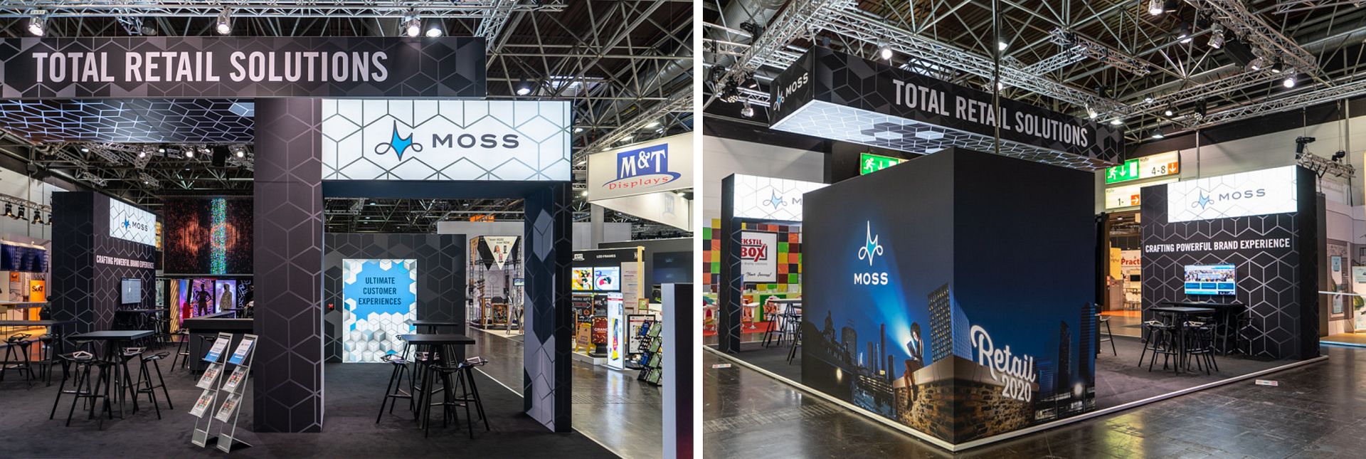 Booth montage, Moss at EuroShop 2020