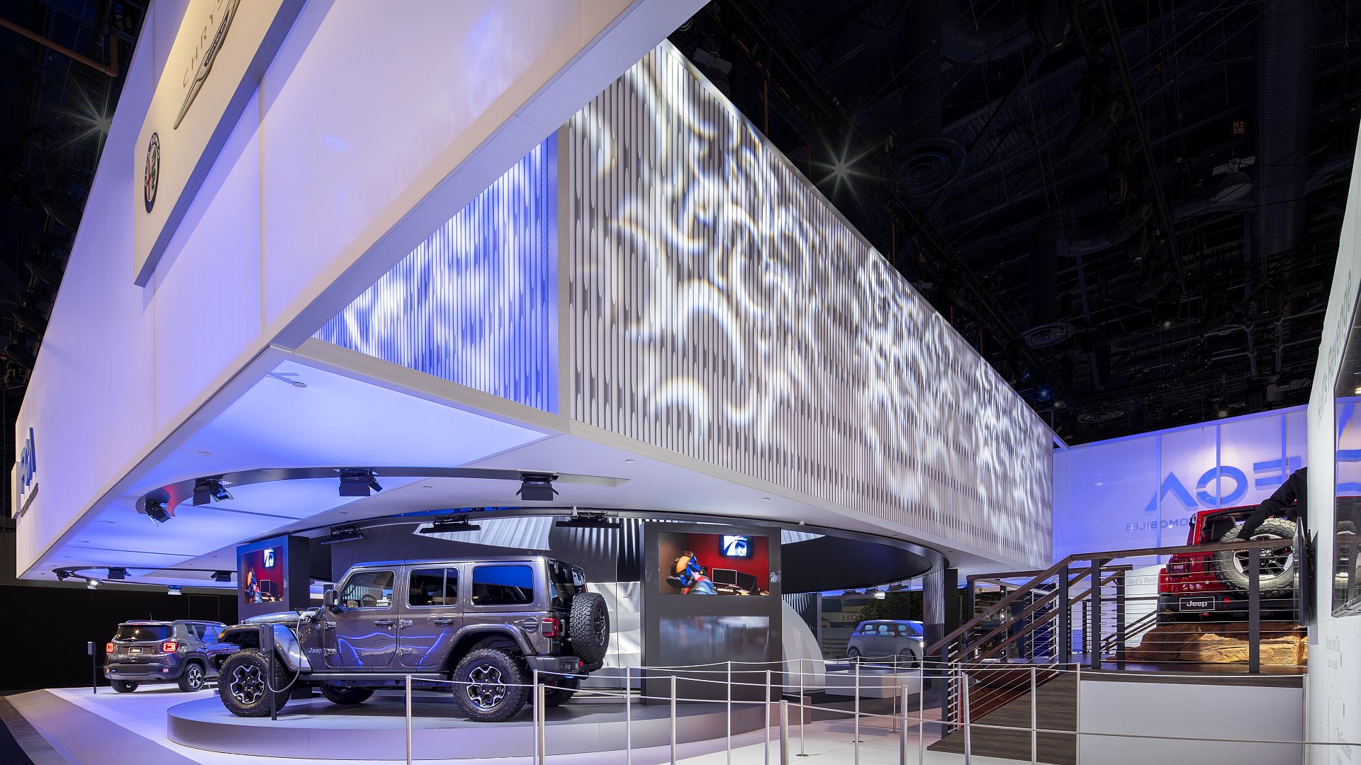 Award-winning FCA booth at CES, Moss Canopy