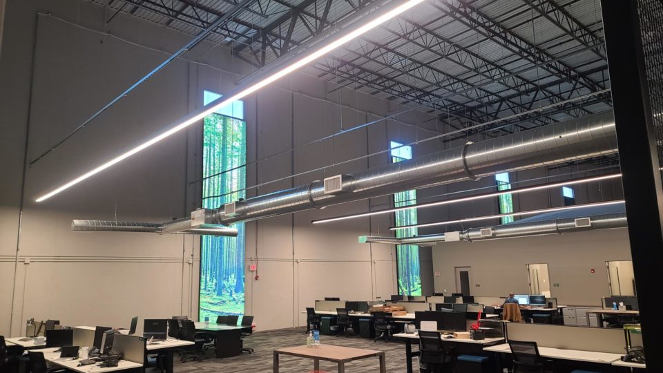 wall-mounted lightbox for office