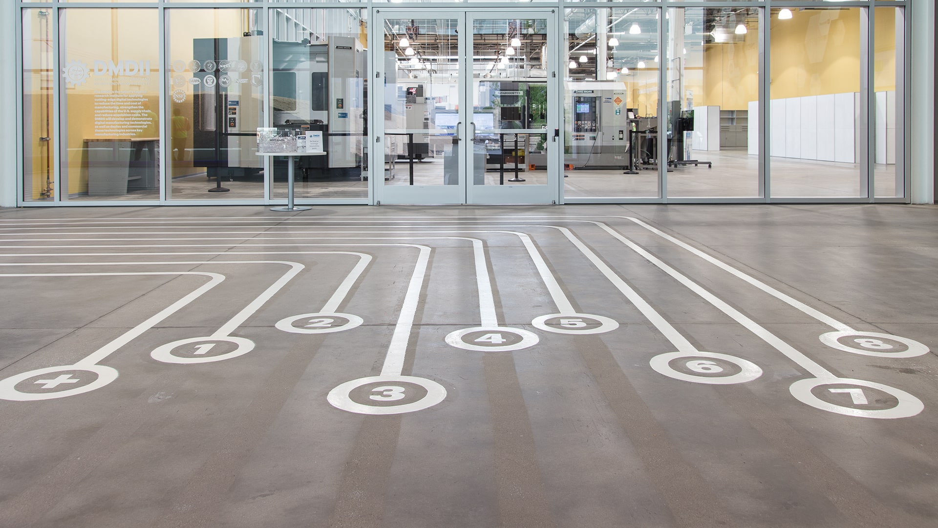 custom floor graphic installation - environmental branding