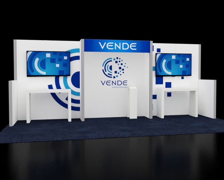 THE HEADLINER, EZ WALL TRADE SHOW BOOTH, 10’ X 20’ Image