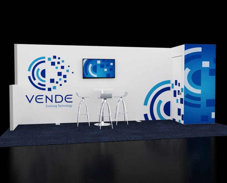 SIMPLY ENGAGING, EZ WALL TRADE SHOW BOOTH, 10’ X 20’ Image