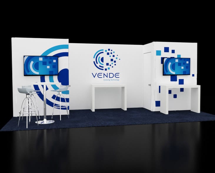 ULTIMATE ENGAGEMENT, EZ WALL TRADE SHOW BOOTH, 10’ X 20’ Image
