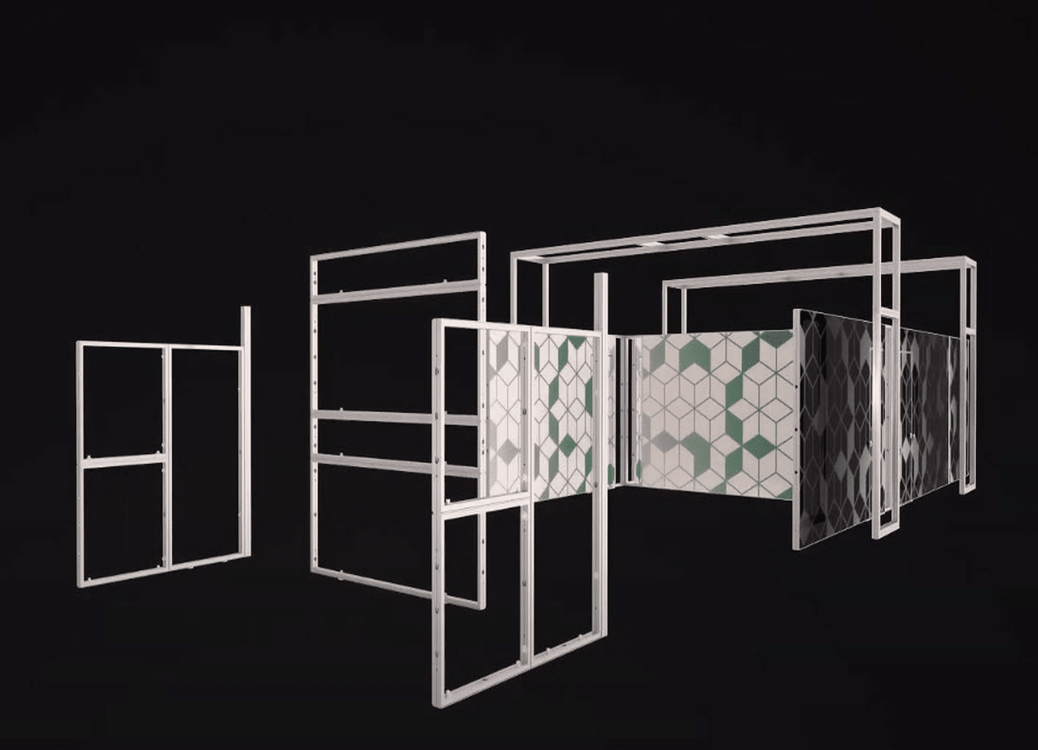EZ Fabric Wall II - Modular Tension Fabric Wall System