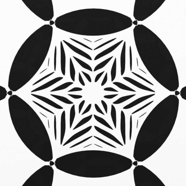 Panel Wall Tile Snowflake A