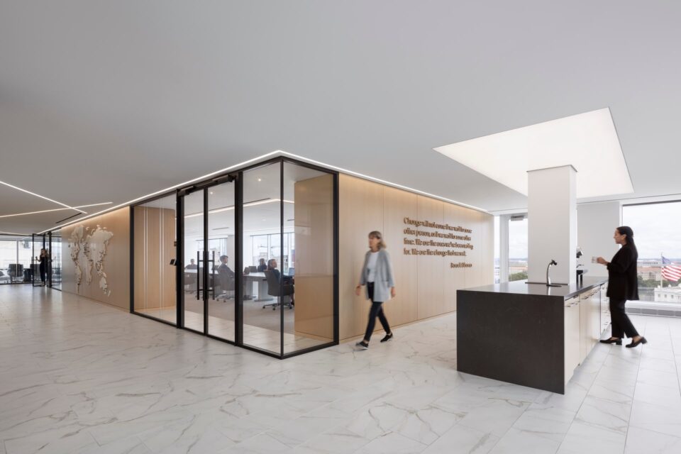 corporate branding interior