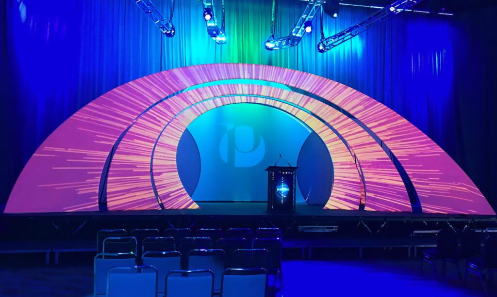 custom stage and projection projects