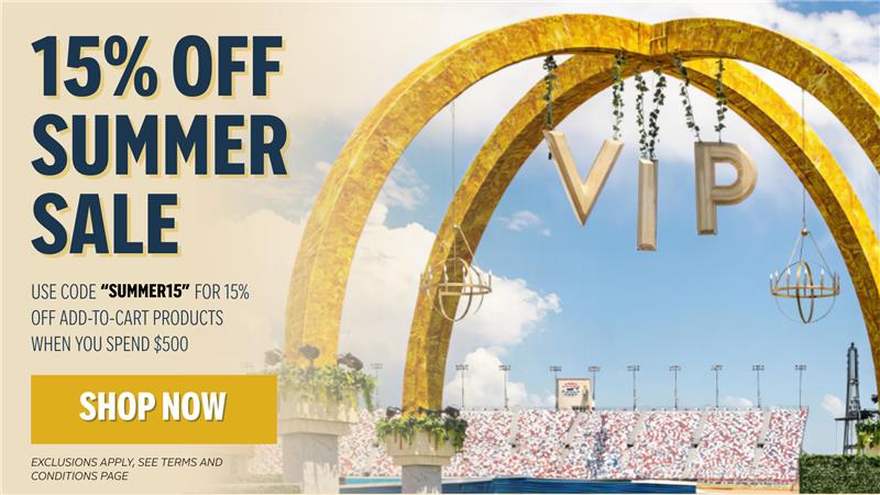 15% Off Summer Sale Pop UP Banner