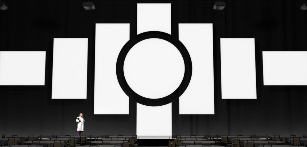 modular projection screen